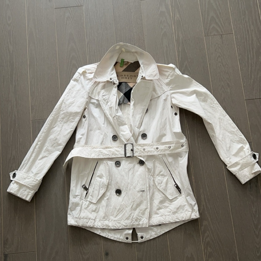 Burberry Brit White Utility Jacket – Size 4